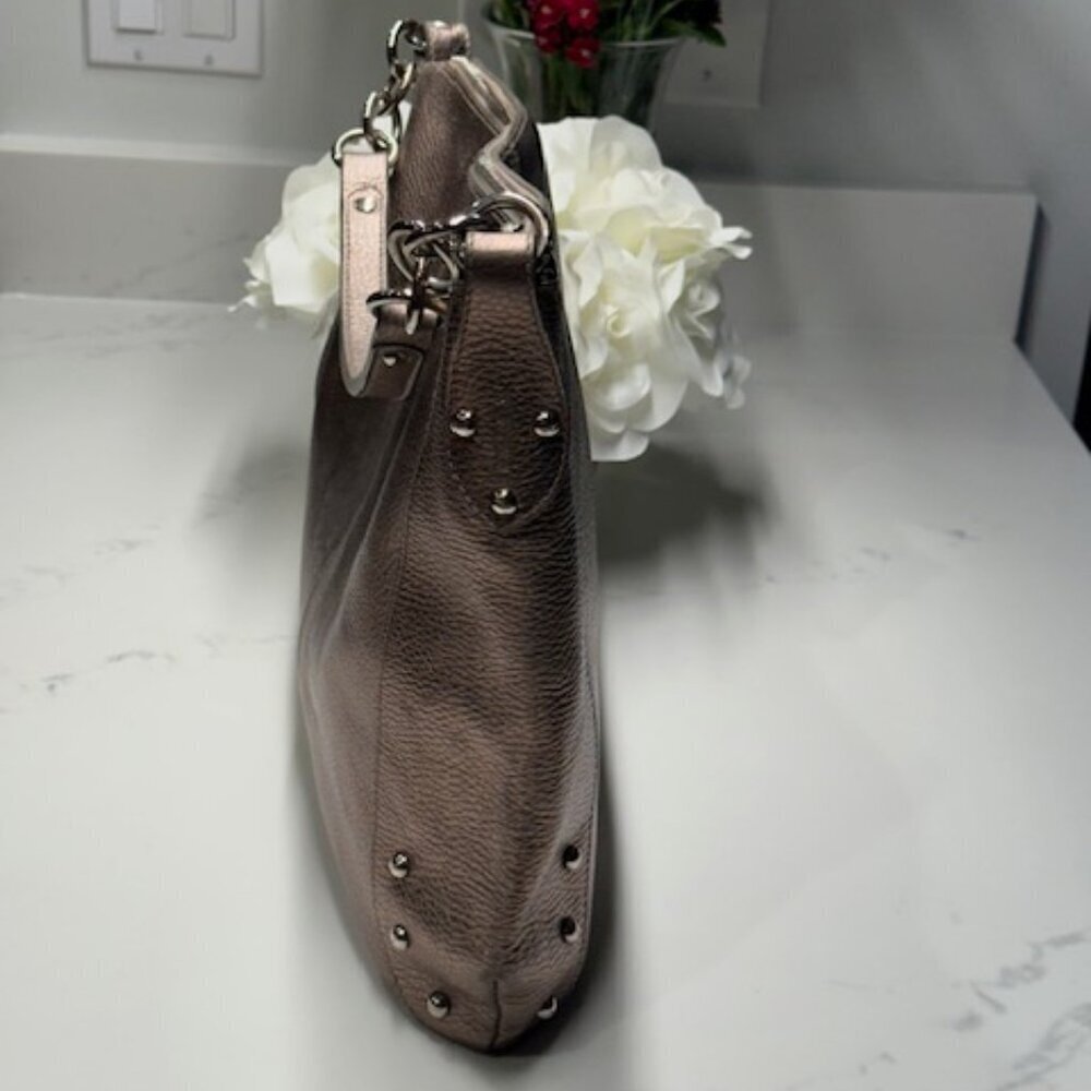 Furla Metallic Gold Leather Bag - Picture 4 of 14
